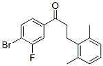 898754-94-4,4'-BROMO-3-(2,6-DIMETHYLPHENYL)-3'-FLUOROPROPIOPHENONE