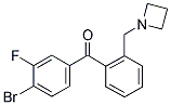 898754-97-7,2'-AZETIDINOMETHYL-4-BROMO-3-FLUOROBENZOPHENONE