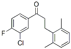 898754-98-8,3'-CHLORO-3-(2,6-DIMETHYLPHENYL)-4'-FLUOROPROPIOPHENONE