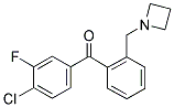 898754-99-9,2'-AZETIDINOMETHYL-4-CHLORO-3-FLUOROBENZOPHENONE