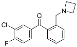 898755-01-6,2'-AZETIDINOMETHYL-3-CHLORO-4-FLUOROBENZOPHENONE