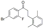 898755-10-7,4'-BROMO-3-(2,6-DIMETHYLPHENYL)-2'-FLUOROPROPIOPHENONE