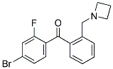 898755-13-0,2'-AZETIDINOMETHYL-4-BROMO-2-FLUOROBENZOPHENONE