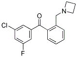 898755-17-4,2'-AZETIDINOMETHYL-3-CHLORO-5-FLUOROBENZOPHENONE
