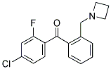 898755-19-6,2'-AZETIDINOMETHYL-4-CHLORO-2-FLUOROBENZOPHENONE