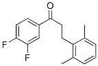 898755-30-1,3',4'-DIFLUORO-3-(2,6-DIMETHYLPHENYL)PROPIOPHENONE