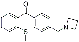 898756-34-8,4'-AZETIDINOMETHYL-2-THIOMETHYLBENZOPHENONE