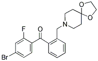 898756-36-0,4-BROMO-2'-[8-(1,4-DIOXA-8-AZASPIRO[4.5]DECYL)METHYL]-2-FLUOROBENZOPHENONE