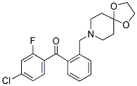 898756-45-1,4-CHLORO-2'-[8-(1,4-DIOXA-8-AZASPIRO[4.5]DECYL)METHYL]-2-FLUOROBENZOPHENONE