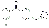 898756-52-0,4'-AZETIDINOMETHYL-3-FLUOROBENZOPHENONE