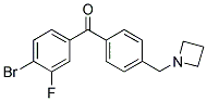 898756-73-5,4'-AZETIDINOMETHYL-4-BROMO-3-FLUOROBENZOPHENONE