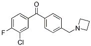 898756-77-9,4'-AZETIDINOMETHYL-3-CHLORO-4-FLUOROBENZOPHENONE