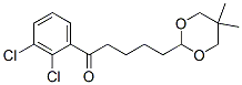 898756-85-9,2',3'-DICHLORO-5-(5,5-DIMETHYL-1,3-DIOXAN-2-YL)VALEROPHENONE