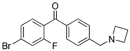 898756-87-1,4'-AZETIDINOMETHYL-4-BROMO-2-FLUOROBENZOPHENONE