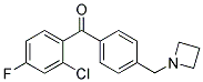 898756-89-3,4'-AZETIDINOMETHYL-2-CHLORO-4-FLUOROBENZOPHENONE