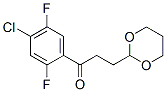 898757-38-5,4'-CHLORO-2',5'-DIFLUORO-3-(1,3-DIOXAN-2-YL)-PROPIOPHENONE