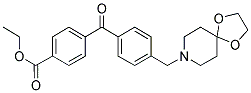 898757-70-5,4-CARBOETHOXY-4'-[8-(1,4-DIOXA-8-AZASPIRO[4.5]DECYL)METHYL]BENZOPHENONE