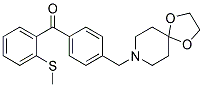 898757-72-7,4'-[8-(1,4-DIOXA-8-AZASPIRO[4.5]DECYL)METHYL]-2-THIOMETHYL BENZOPHENONE