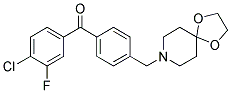 898758-02-6,4-CHLORO-4'-[8-(1,4-DIOXA-8-AZASPIRO[4.5]DECYL)METHYL]-3-FLUOROBENZOPHENONE