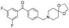 898758-49-1,3,5-DIFLUORO-4'-[8-(1,4-DIOXA-8-AZASPIRO[4.5]DECYL)METHYL]BENZOPHENONE
