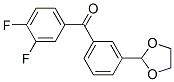 898759-65-4,3,4-DIFLUORO-3'-(1,3-DIOXOLAN-2-YL)BENZOPHENONE