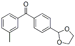 898759-82-5,4'-(1,3-DIOXOLAN-2-YL)-3-METHYLBENZOPHENONE