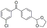 898760-10-6,3-CHLORO-4'-(1,3-DIOXOLAN-2-YL)BENZOPHENONE