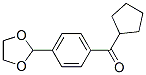 898760-88-8,CYCLOPENTYL 4-(1,3-DIOXOLAN-2-YL)PHENYL KETONE