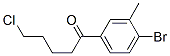 898760-94-6,1-(4-BROMO-3-METHYLPHENYL)-5-CHLORO-1-OXOPENTANE