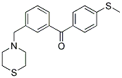 898762-98-6,4'-THIOMETHYL-3-THIOMORPHOLINOMETHYL BENZOPHENONE