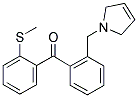 898763-02-5,2-(3-PYRROLINOMETHYL)-2'-THIOMETHYLBENZOPHENONE