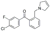 898763-41-2,4-CHLORO-3-FLUORO-2'-(3-PYRROLINOMETHYL) BENZOPHENONE