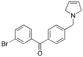 898763-99-0,3-BROMO-4'-(3-PYRROLINOMETHYL) BENZOPHENONE