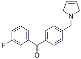 898764-07-3,3-FLUORO-4'-(3-PYRROLINOMETHYL) BENZOPHENONE