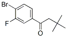 898764-62-0,4'-BROMO-3,3-DIMETHYL-3'-FLUOROBUTYROPHENONE