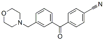 898765-17-8,4'-CYANO-3-MORPHOLINOMETHYL BENZOPHENONE