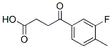 898765-91-8,4-(3-FLUORO-4-METHYLPHENYL)-4-OXOBUTYRIC ACID