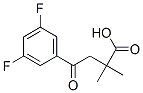 898766-68-2,4-(3,5-DIFLUOROPHENYL)-2,2-DIMETHYL-4-OXOBUTYRIC ACID
