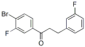 898767-23-2,4'-BROMO-3'-FLUORO-3-(3-FLUOROPHENYL)PROPIOPHENONE