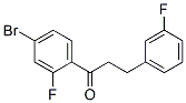 898767-47-0,4'-BROMO-2'-FLUORO-3-(3-FLUOROPHENYL)PROPIOPHENONE