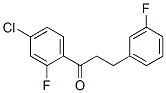 898767-55-0,4'-CHLORO-2'-FLUORO-3-(3-FLUOROPHENYL)PROPIOPHENONE