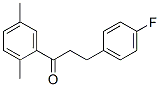 898768-31-5,2',5'-DIMETHYL-3-(4-FLUOROPHENYL)PROPIOPHENONE