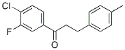 898768-91-7,4'-CHLORO-3'-FLUORO-3-(4-METHYLPHENYL)PROPIOPHENONE