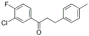 898768-93-9,3'-CHLORO-4'-FLUORO-3-(4-METHYLPHENYL)PROPIOPHENONE