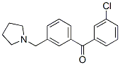 898770-22-4,3-CHLORO-3'-PYRROLIDINOMETHYL BENZOPHENONE