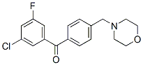 898770-50-8,3-CHLORO-5-FLUORO-4'-MORPHOLINOMETHYL BENZOPHENONE