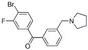 898770-52-0,4-BROMO-3-FLUORO-3'-PYRROLIDINOMETHYL BENZOPHENONE