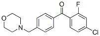 898770-53-1,4-CHLORO-2-FLUORO-4'-MORPHOLINOMETHYL BENZOPHENONE