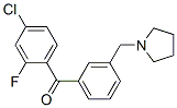 898770-74-6,4-CHLORO-2-FLUORO-3'-PYRROLIDINOMETHYL BENZOPHENONE
