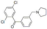 898770-80-4,2,5-DICHLORO-3'-PYRROLIDINOMETHYL BENZOPHENONE